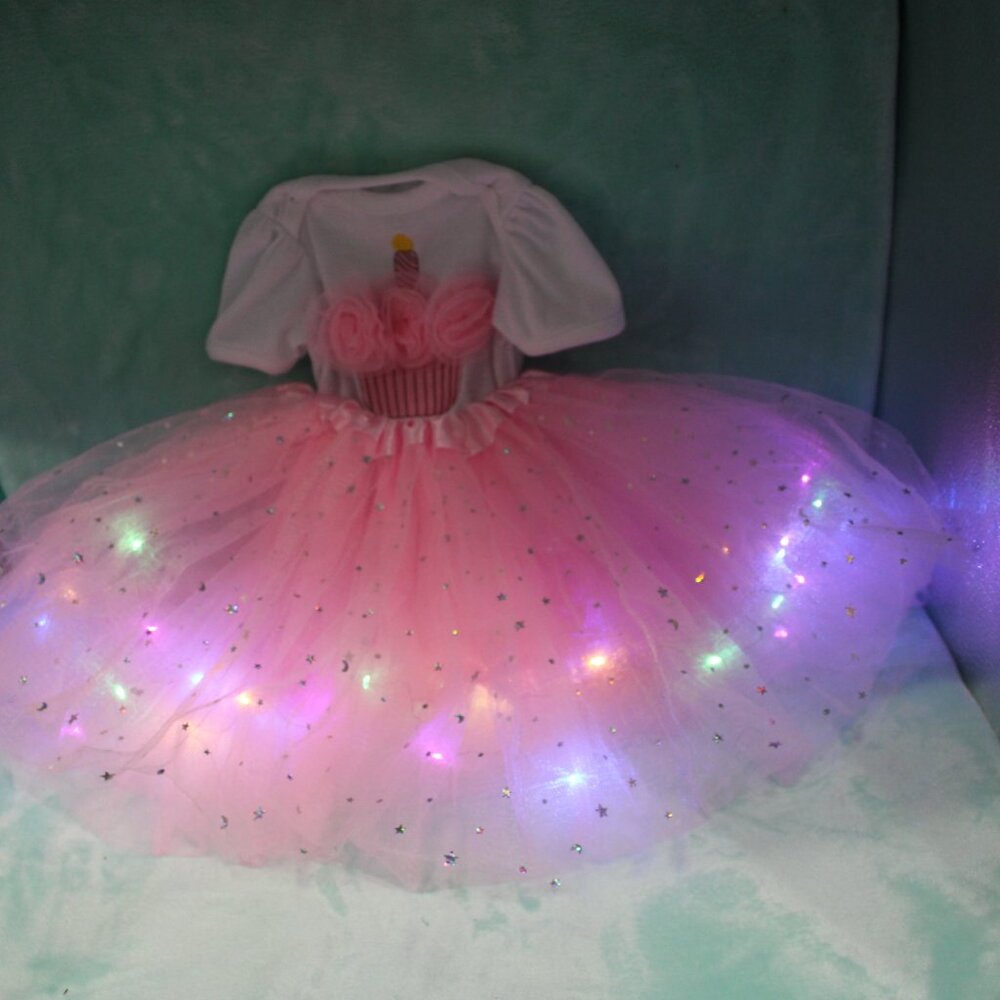 Baby Girl's 1st Birthday Outfit 'NEW"